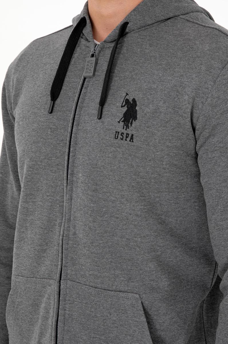 Erkek Antrasit Melanj Örme Hırka