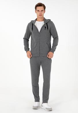 Erkek Antrasit Melanj Örme Hırka - 50289028016