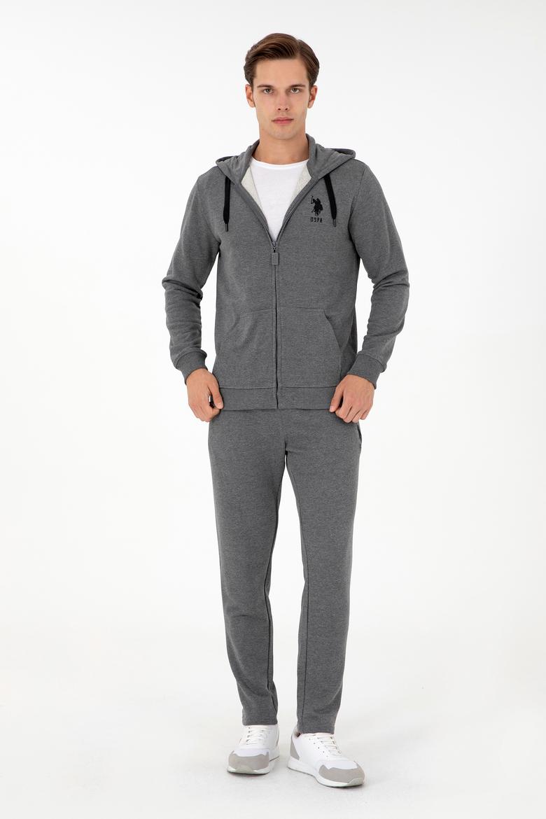 Erkek Antrasit Melanj Örme Hırka - 50289028016