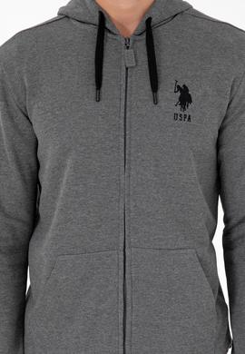 Erkek Antrasit Melanj Örme Hırka - 50289028016