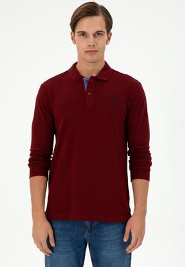Erkek Bordo Basic Sweatshirt - 50289062176