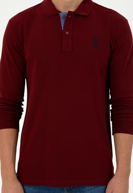 Erkek Bordo Basic Sweatshirt - 50289062176