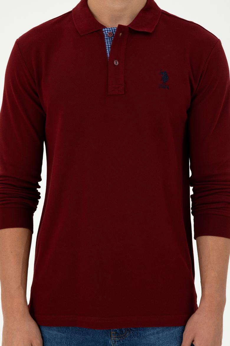 Erkek Bordo Basic Sweatshirt - 50289062176