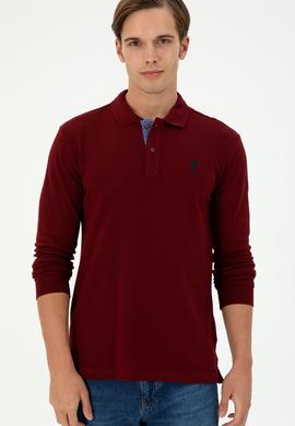 Erkek Bordo Basic Sweatshirt - 50289062176