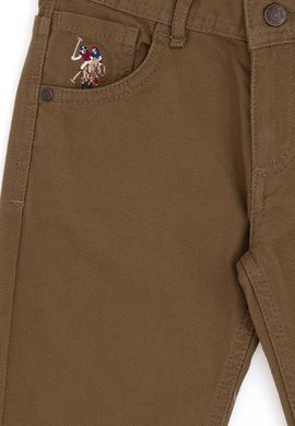 Erkek Çocuk Haki Kanvas Pantolon - 50293975038