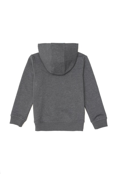 Erkek Çocuk Antrasit Melanj Basic Sweatshirt