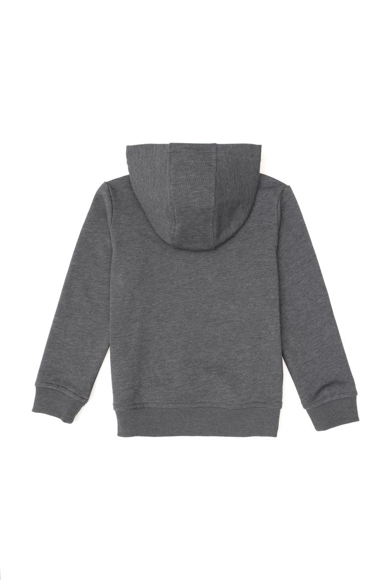 Erkek Çocuk Antrasit Melanj Basic Sweatshirt - 50293614007
