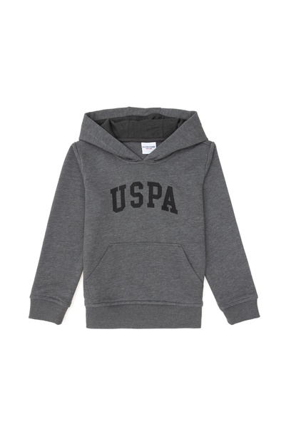 Erkek Çocuk Antrasit Melanj Basic Sweatshirt