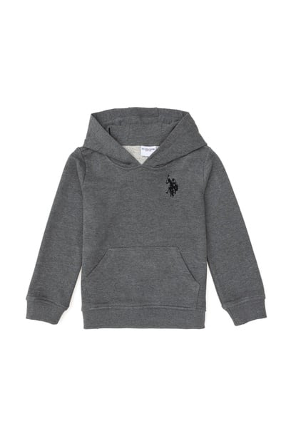 Erkek Çocuk Antrasit Melanj Basic Sweatshirt