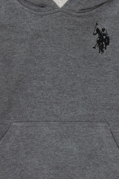 Erkek Çocuk Antrasit Melanj Basic Sweatshirt