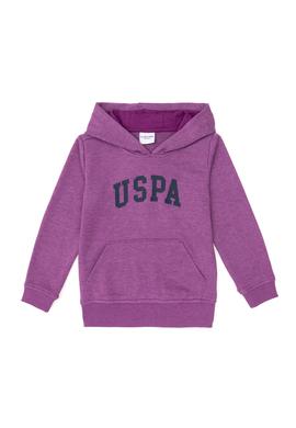Erkek Çocuk Menekşe Basic Kapüşonlu Sweatshirt - 50293614113