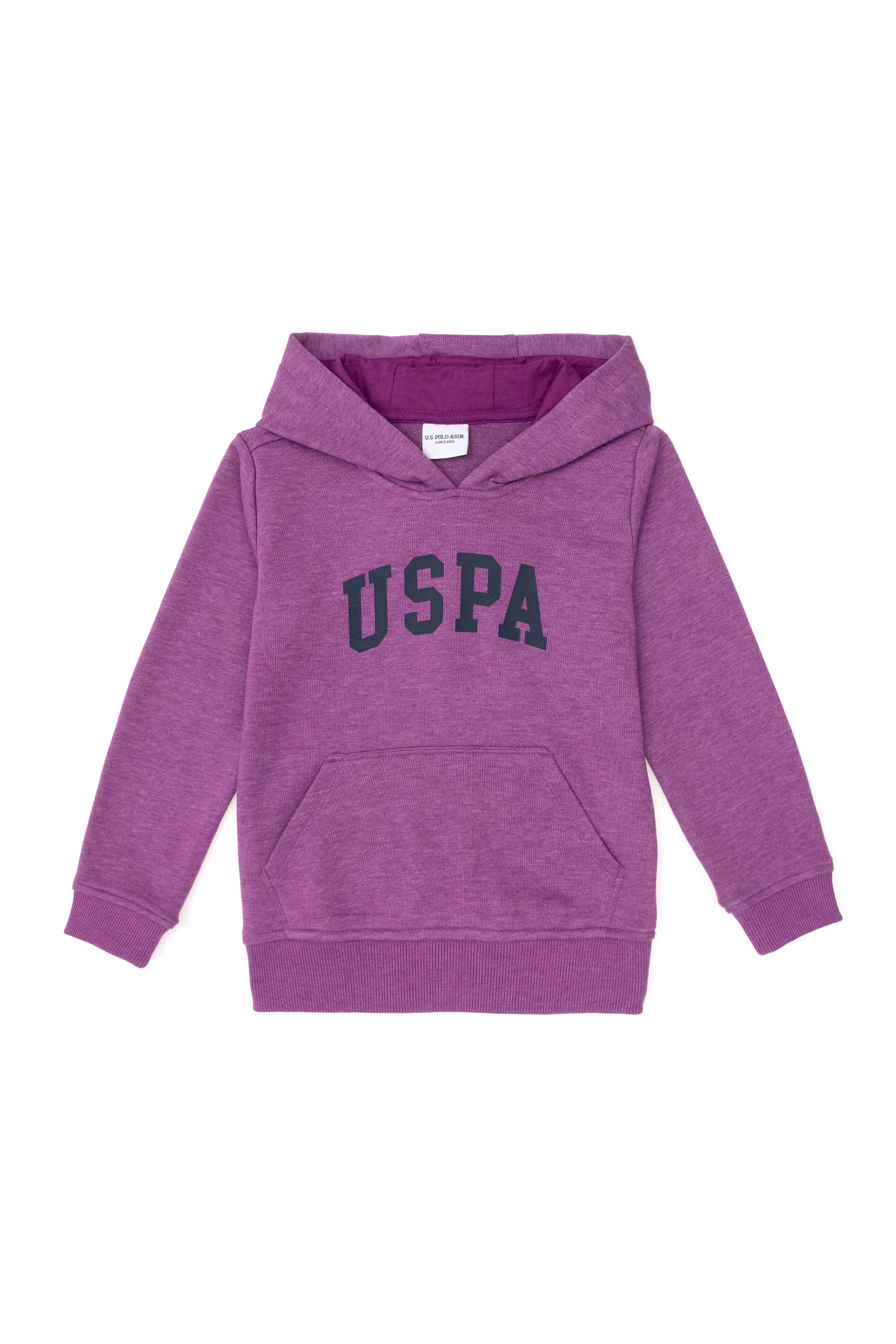 Erkek Çocuk Menekşe Basic Kapüşonlu Sweatshirt - Image 1