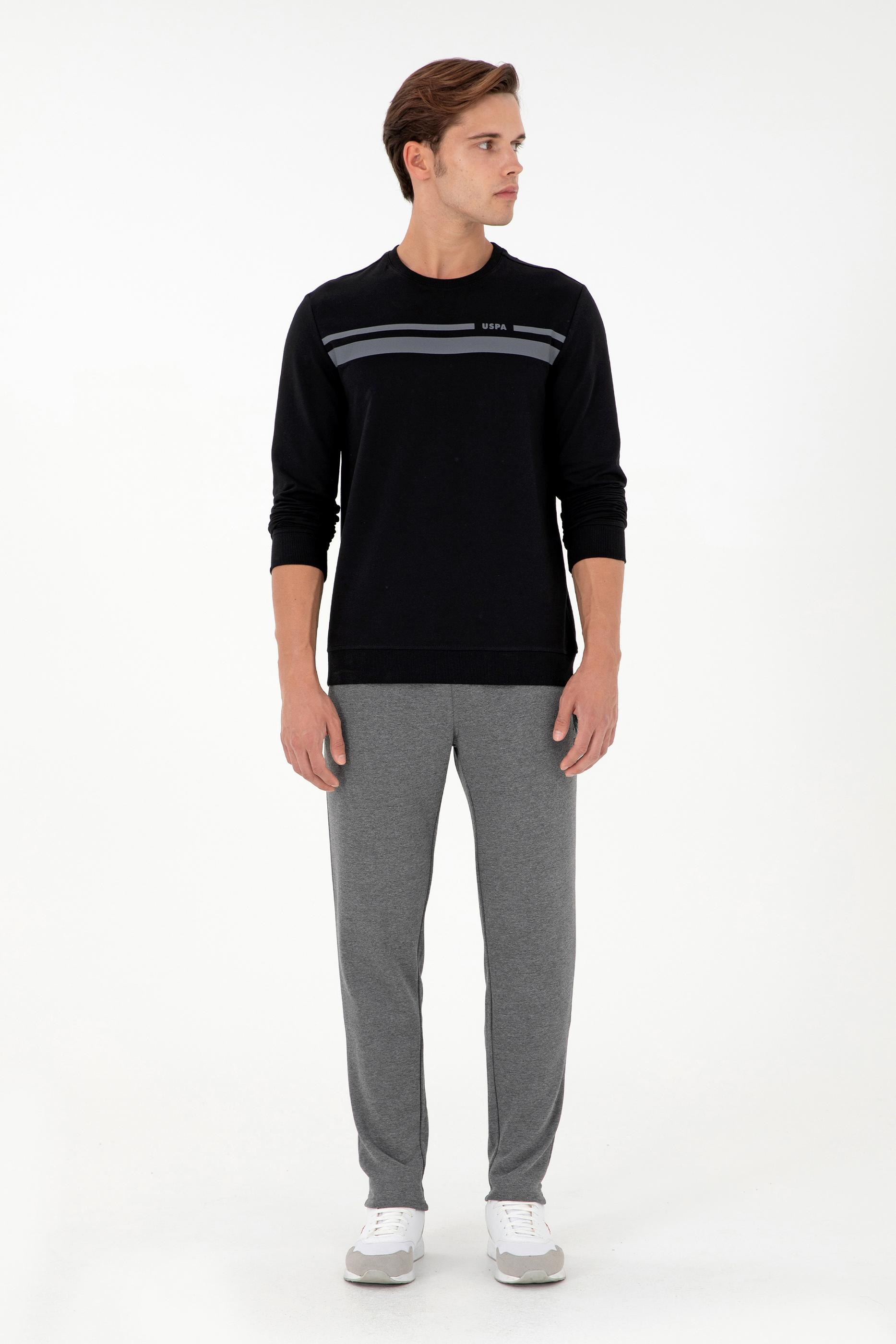 Erkek Siyah Sweatshirt