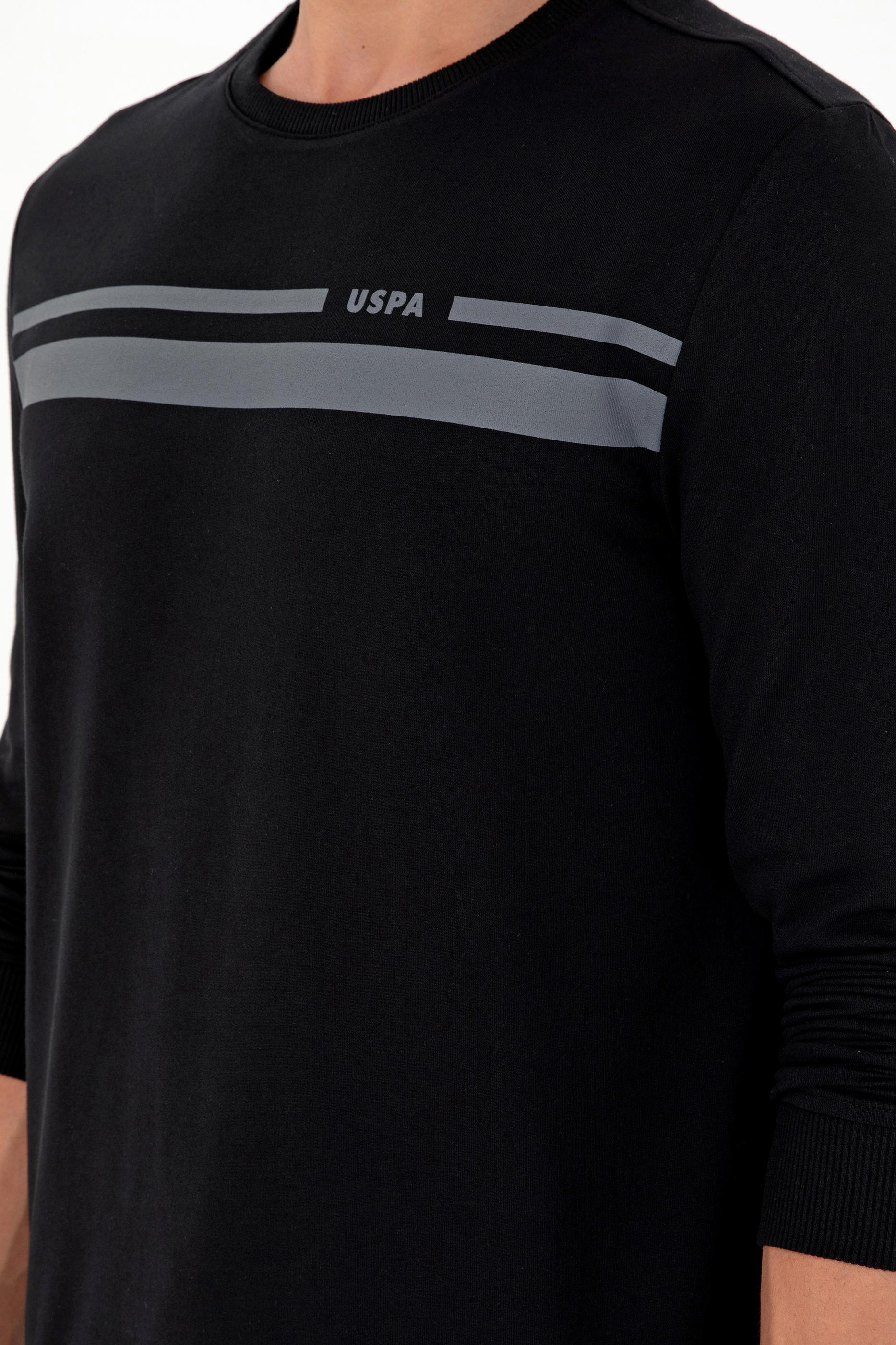 Erkek Siyah Sweatshirt