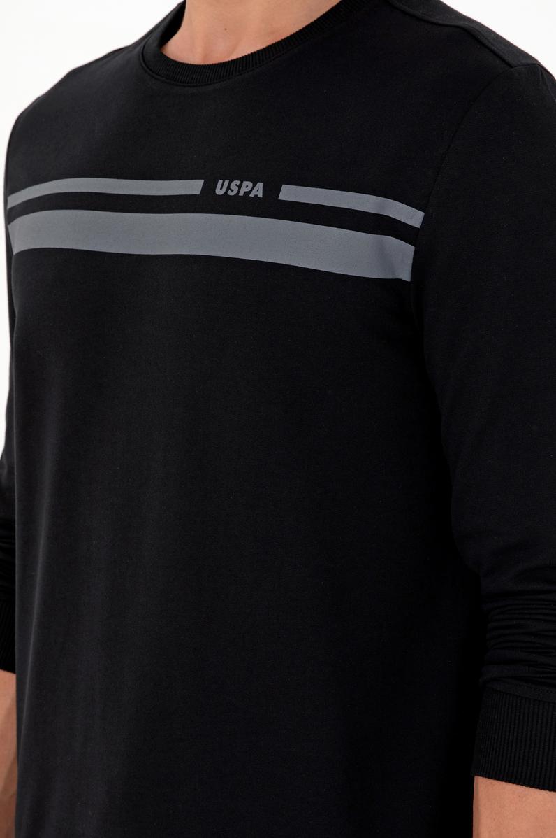 Erkek Siyah Sweatshirt