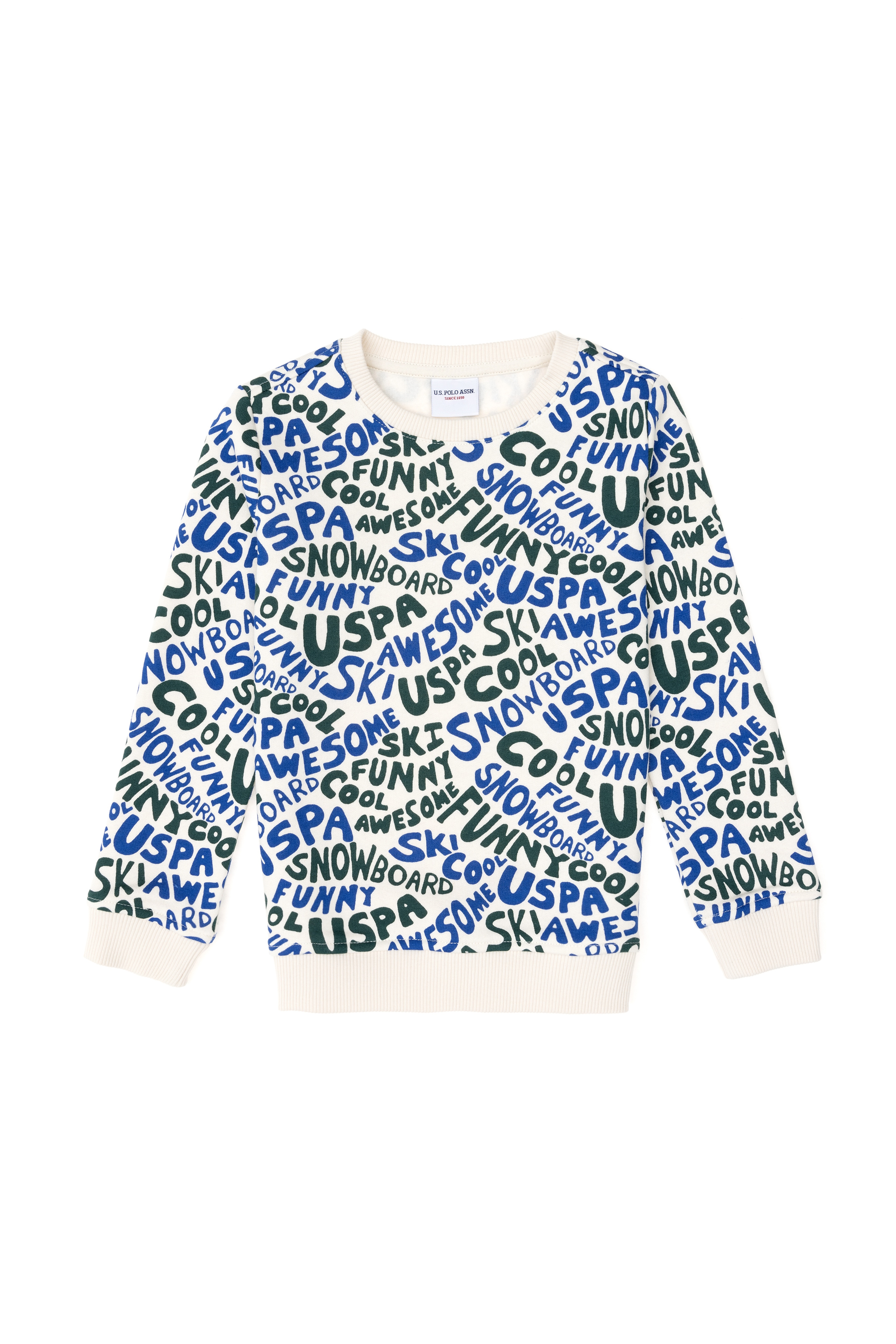 Erkek Çocuk Krem Sweatshirt - Image 2