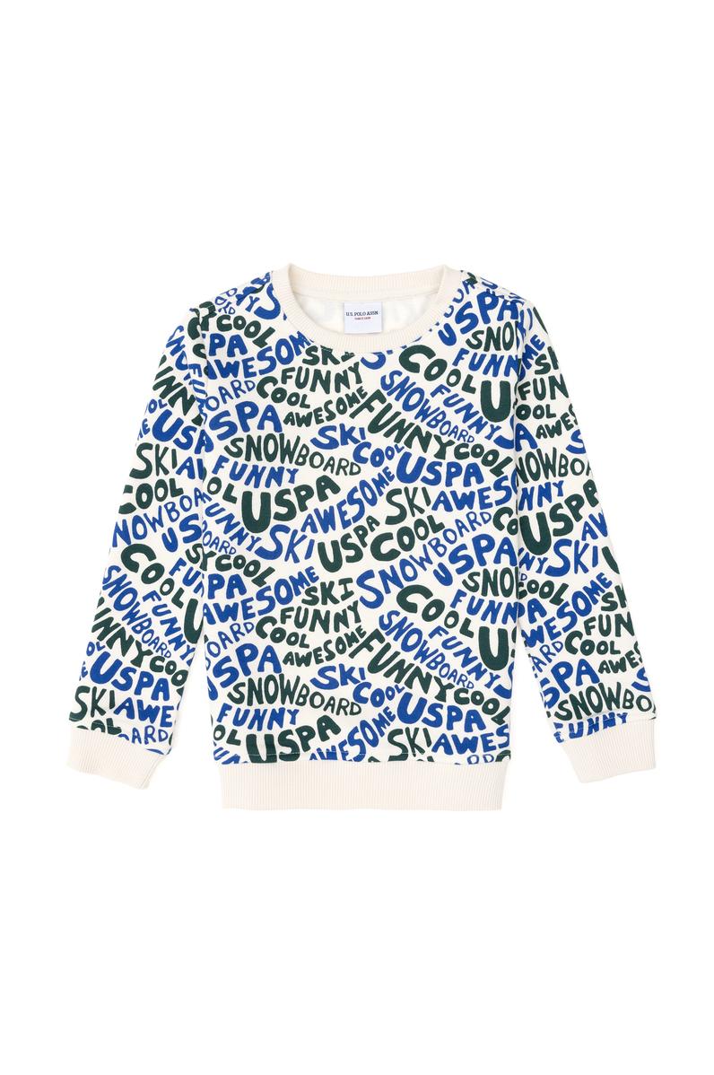 Erkek Çocuk Krem Sweatshirt