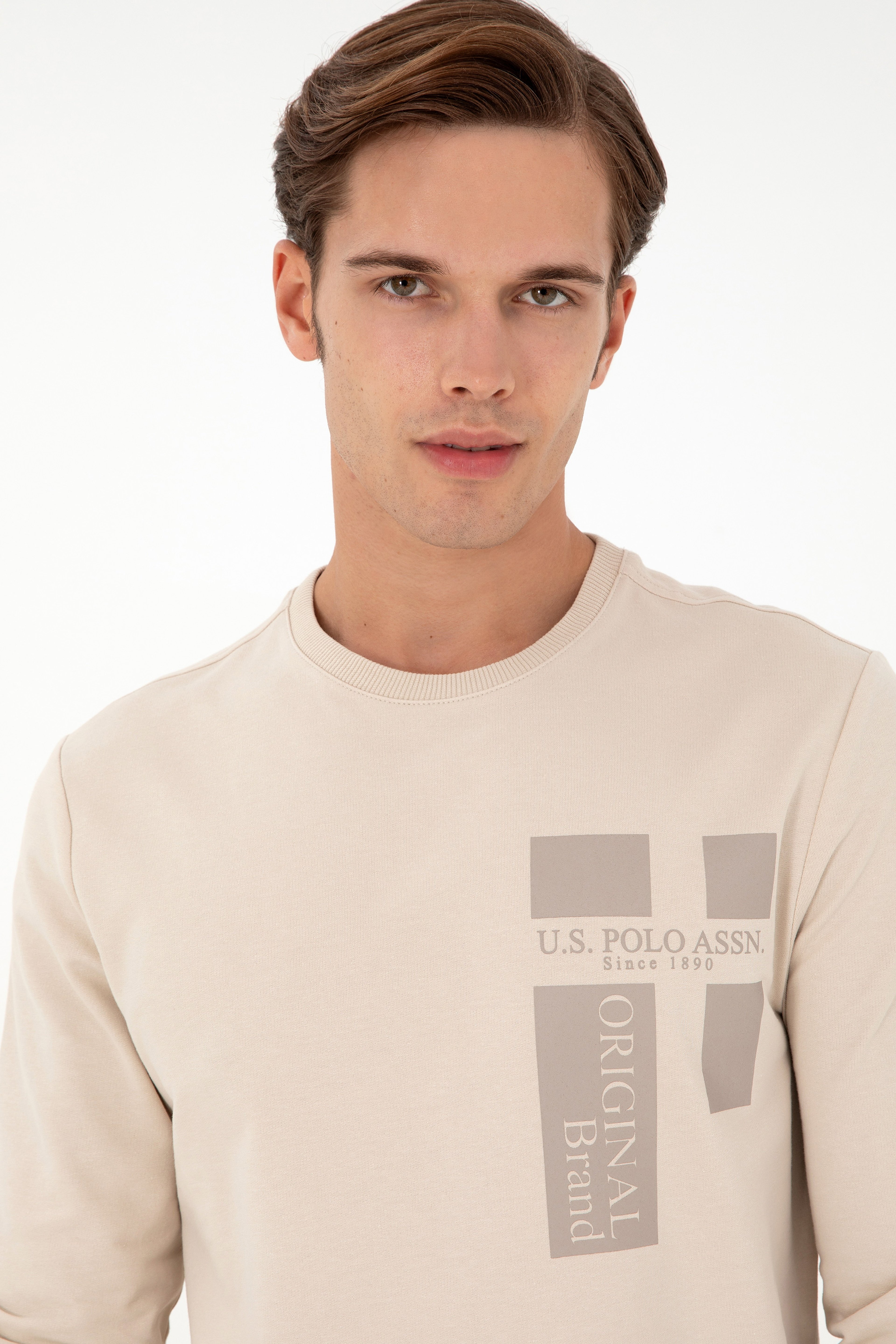 Erkek Taş Sweatshirt