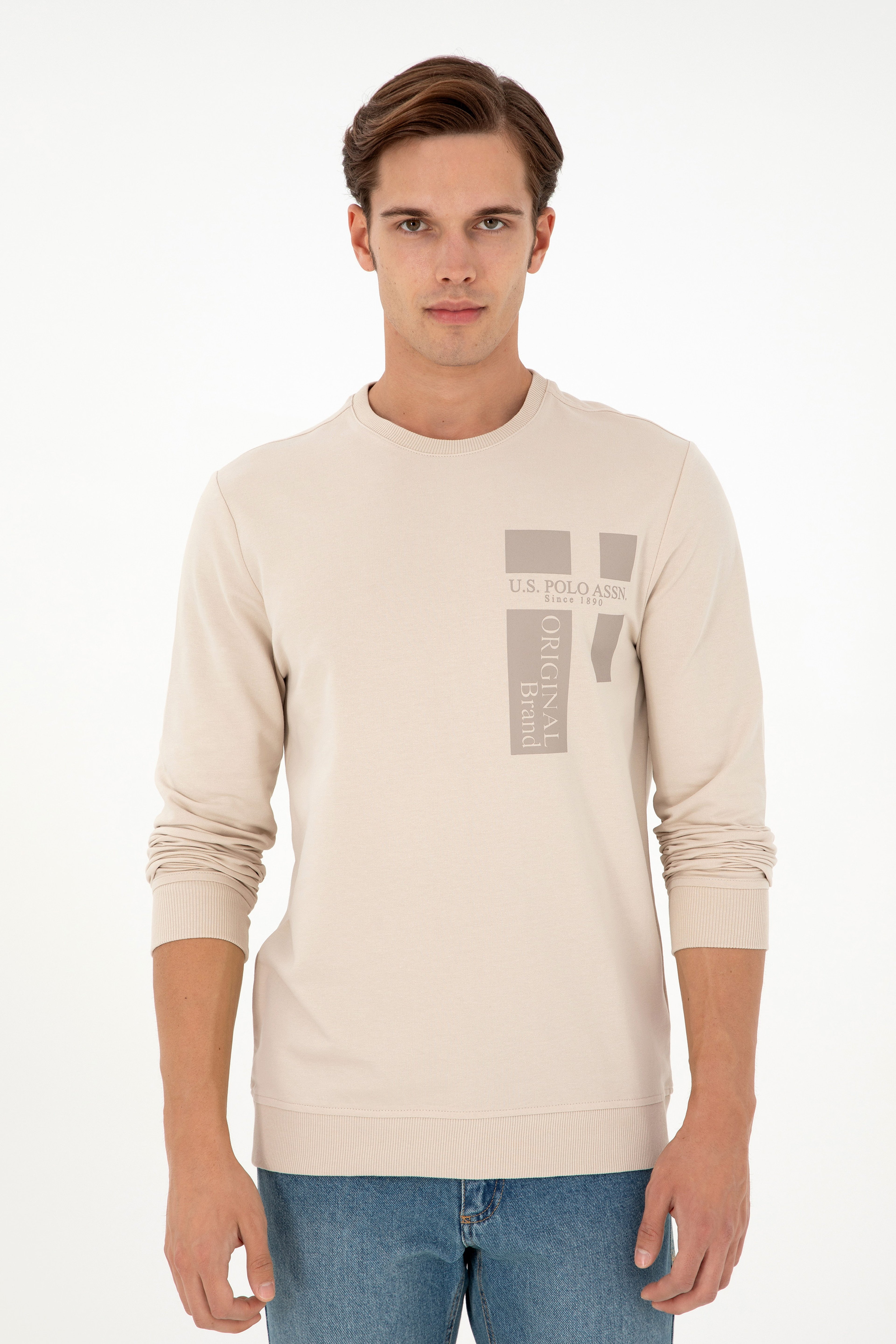 Erkek Taş Sweatshirt