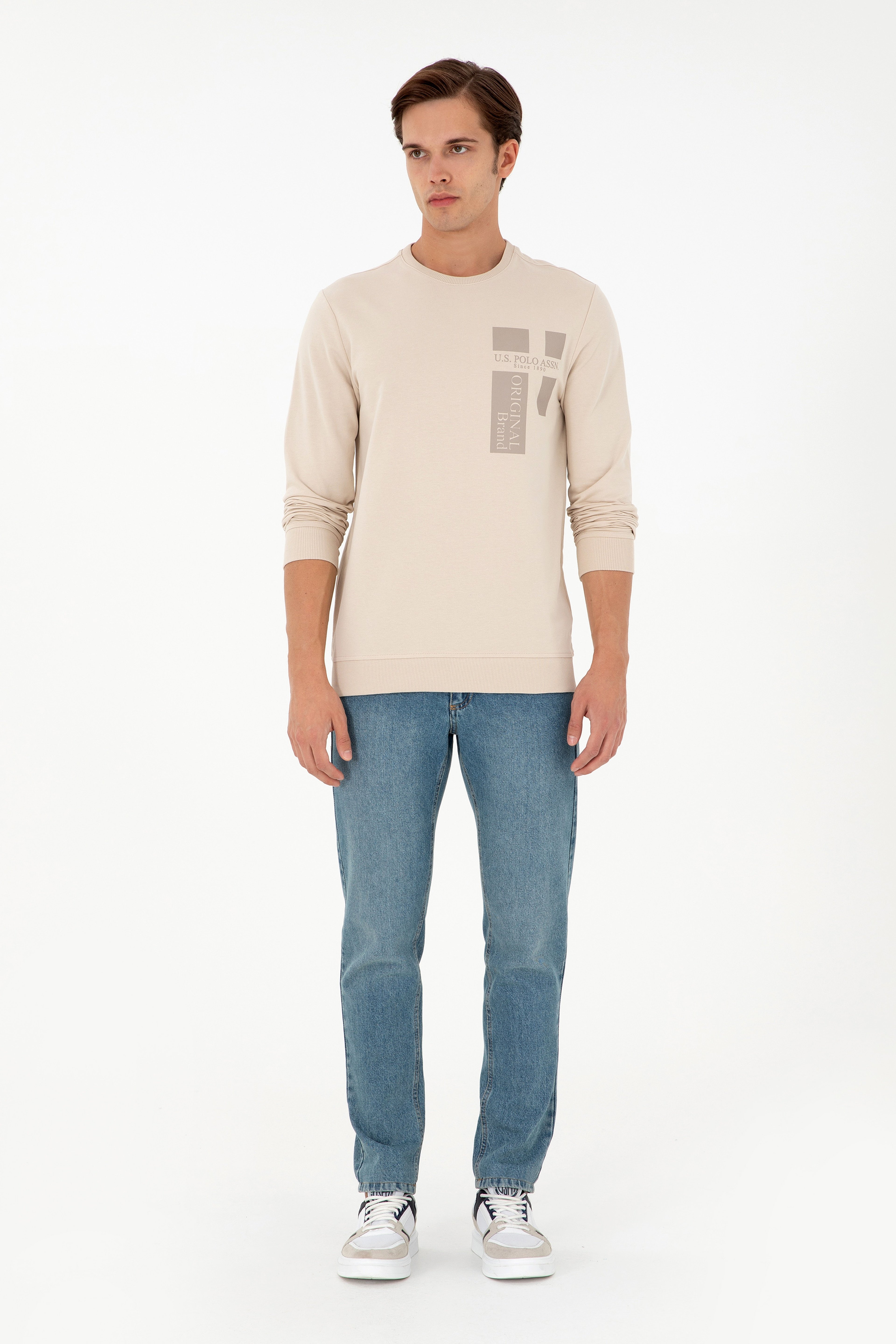 Erkek Taş Sweatshirt