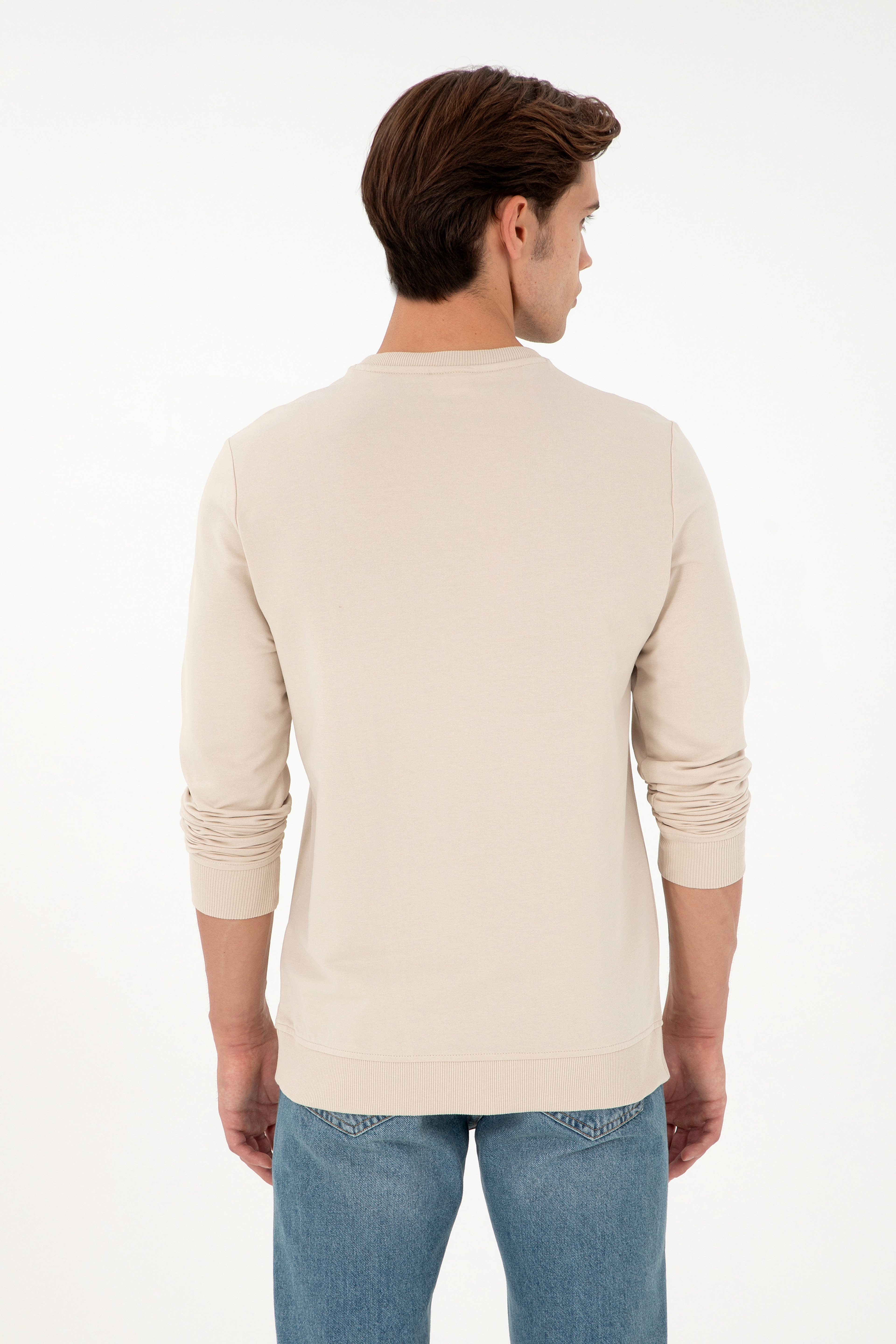 Erkek Taş Sweatshirt - Image 5