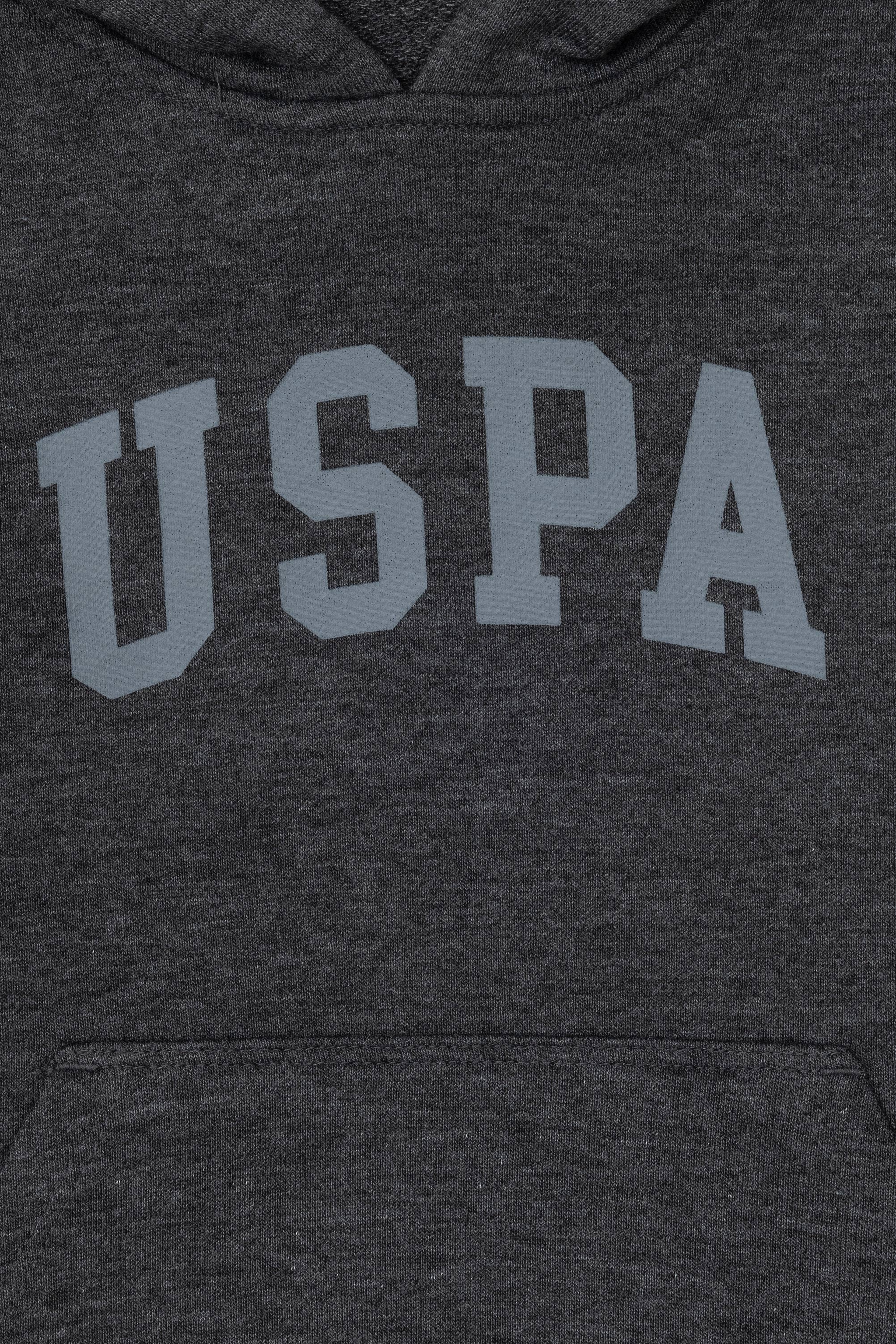 Erkek Çocuk Siyah Basic Kapüşonlu Sweatshirt