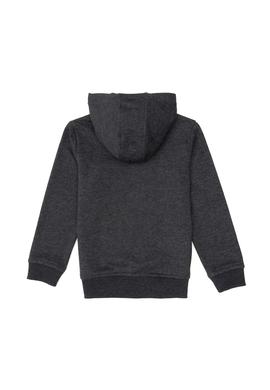 Erkek Çocuk Siyah Basic Kapüşonlu Sweatshirt - 50293614102