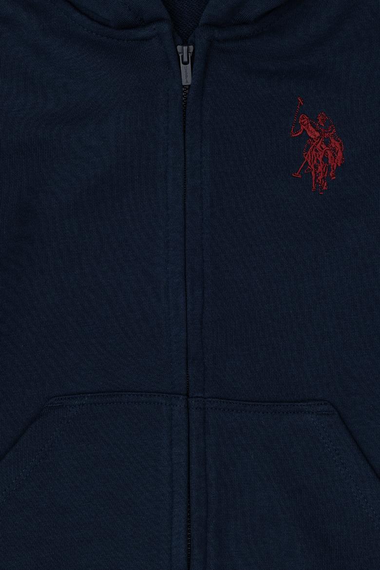 Erkek Çocuk Lacivert Basic Fermuarlı Sweatshirt - 50293536001