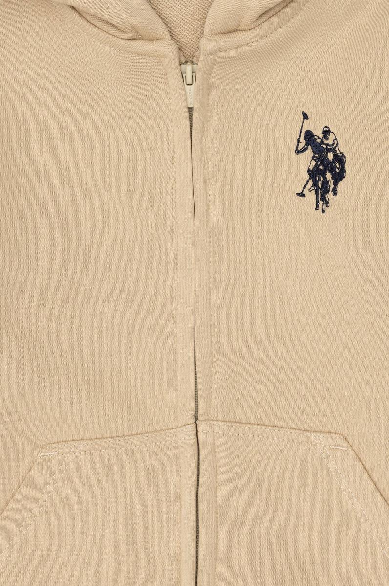 Erkek Çocuk Kum Basic Fermuarlı Sweatshirt