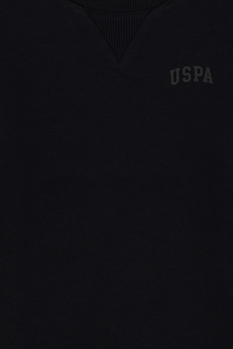 Erkek Çocuk Siyah Basic Bisiklet Yaka Sweatshirt - 50295151060