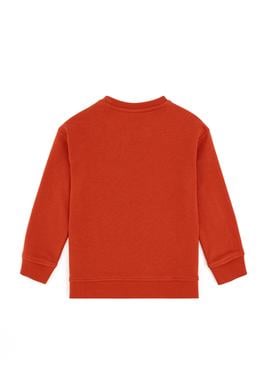 Erkek Çocuk Kiremit Basic Bisiklet Yaka Sweatshirt - 50295151048