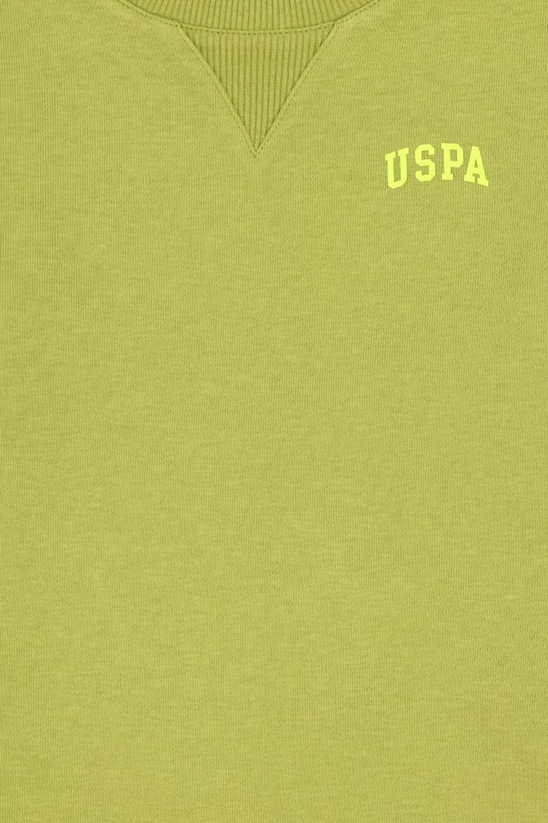 Erkek Çocuk Fıstık Yeşili Basic Bisiklet Yaka Sweatshirt - 50295151124