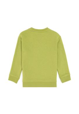 Erkek Çocuk Fıstık Yeşili Basic Bisiklet Yaka Sweatshirt - 50295151124