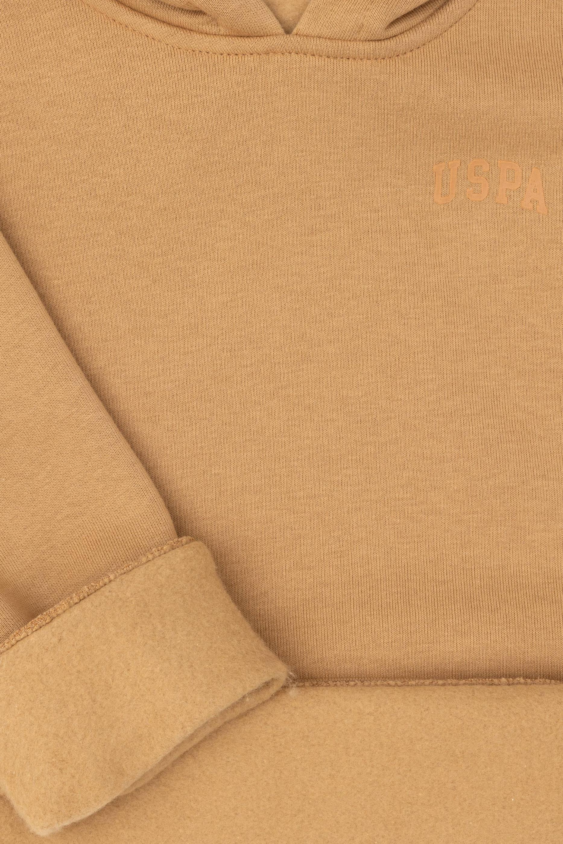 Erkek Çocuk Camel Basic Kapüşonlu Sweatshirt