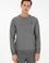 Erkek Antrasit Melanj Basic Sweatshirt