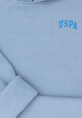 Erkek Çocuk Açık Mavi Basic Kapüşonlu Sweatshirt - 50295161011