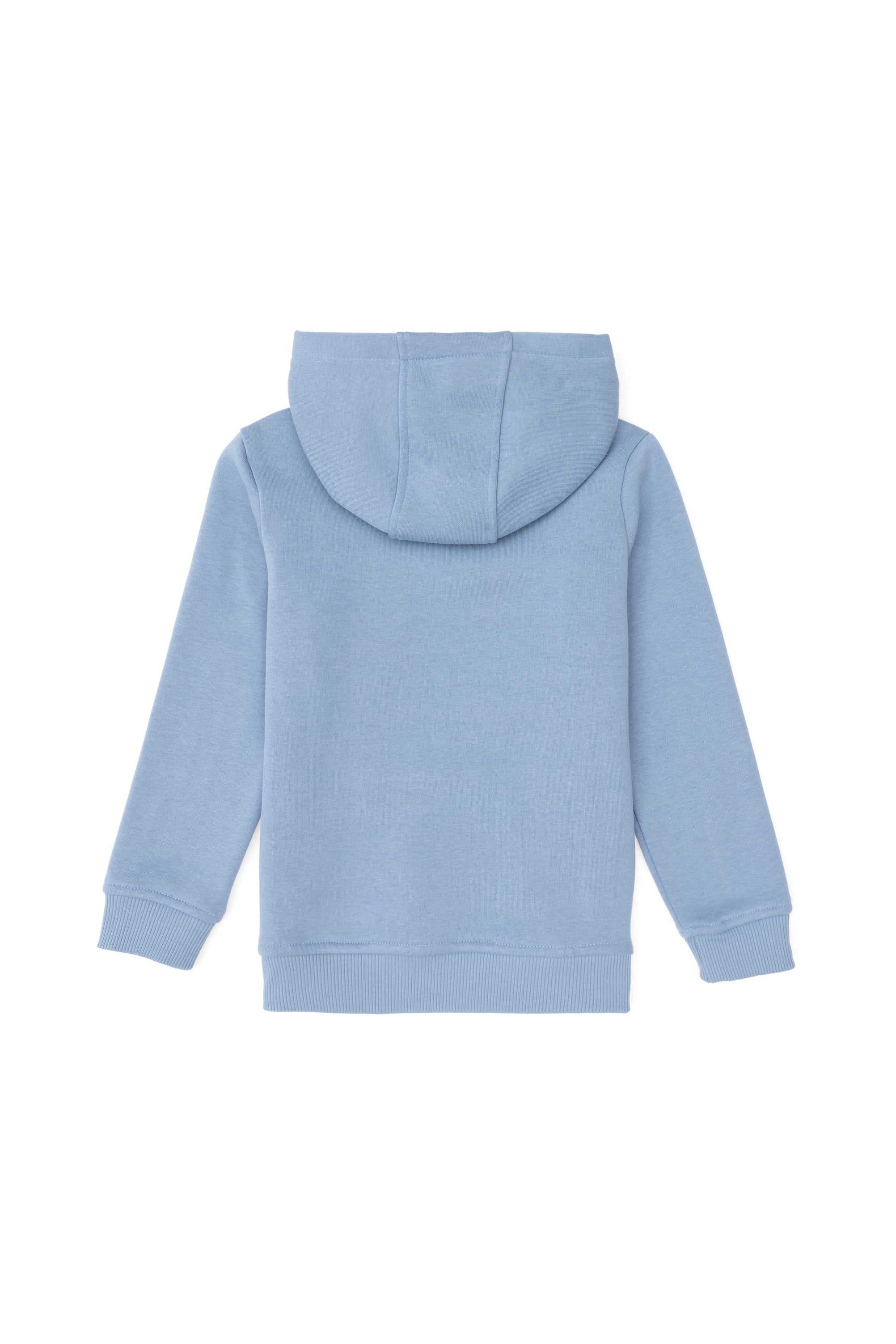 Erkek Çocuk Açık Mavi Basic Kapüşonlu Sweatshirt - Image 2