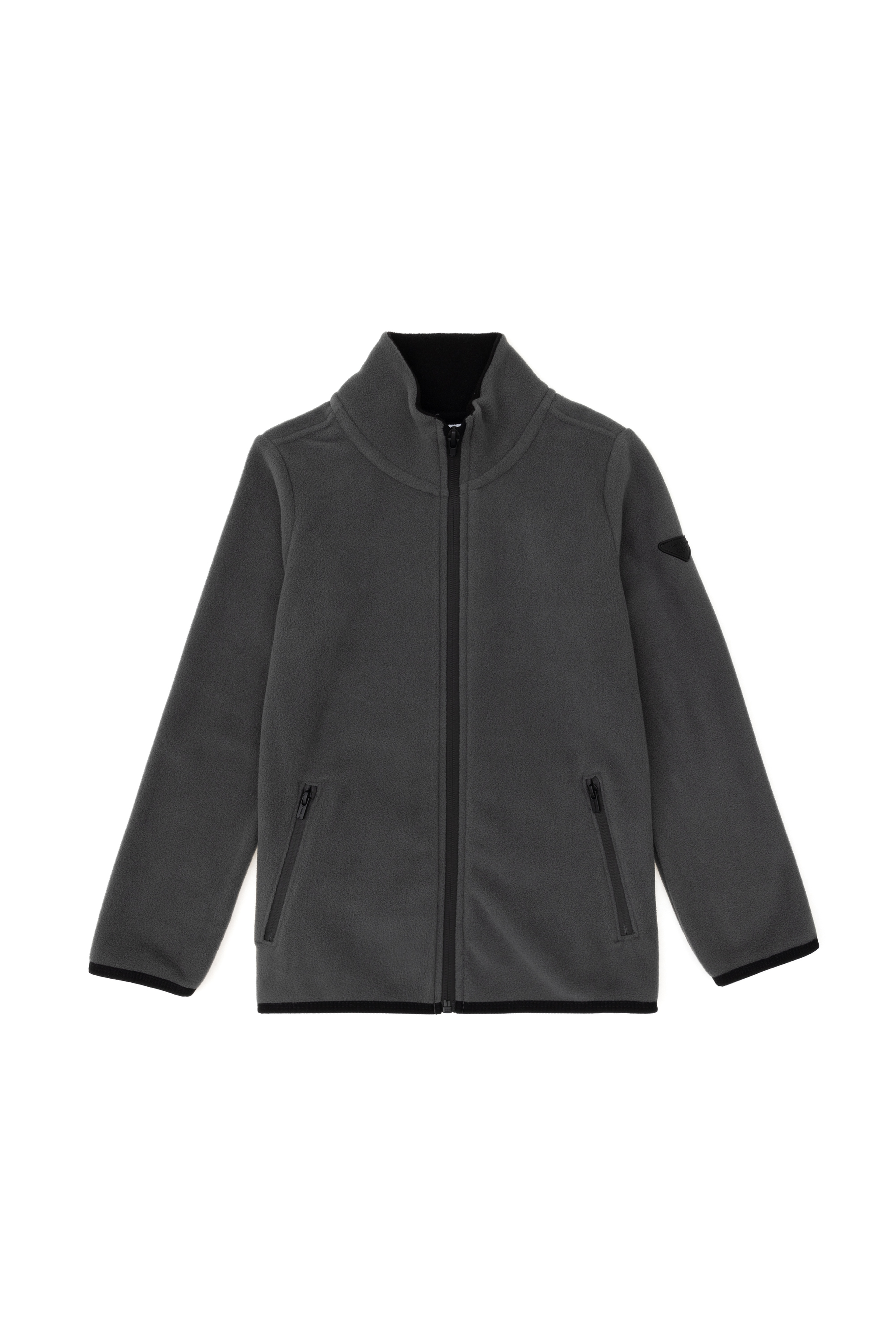 Erkek Çocuk Antrasit Fermuarlı Sweatshirt - Image 1