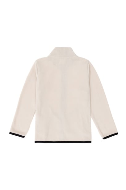 Erkek Çocuk Fermuarlı Taş Polar Sweatshirt