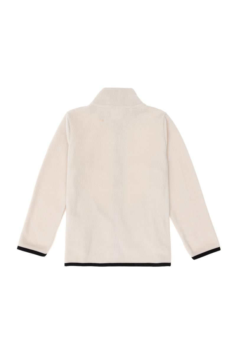 Erkek Çocuk Fermuarlı Taş Polar Sweatshirt