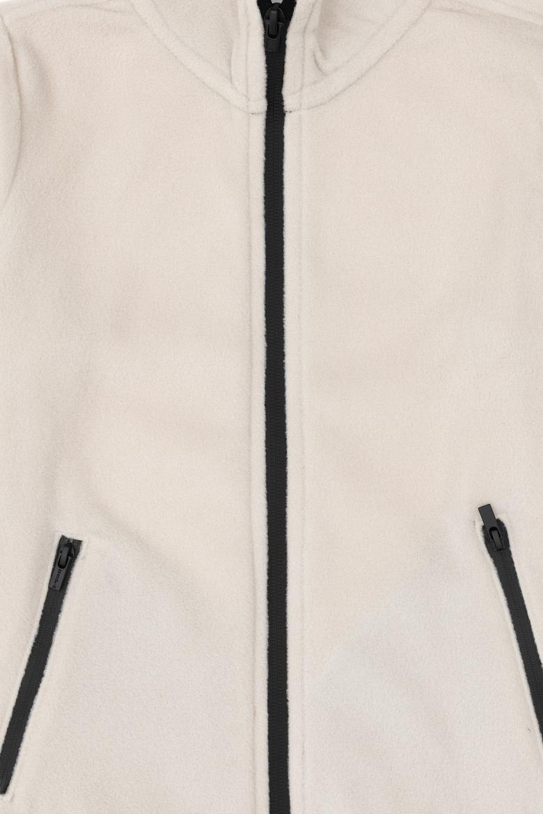 Erkek Çocuk Fermuarlı Taş Polar Sweatshirt - 50298067050