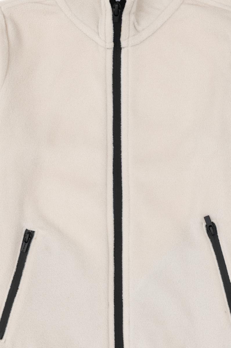 Erkek Çocuk Fermuarlı Taş Polar Sweatshirt