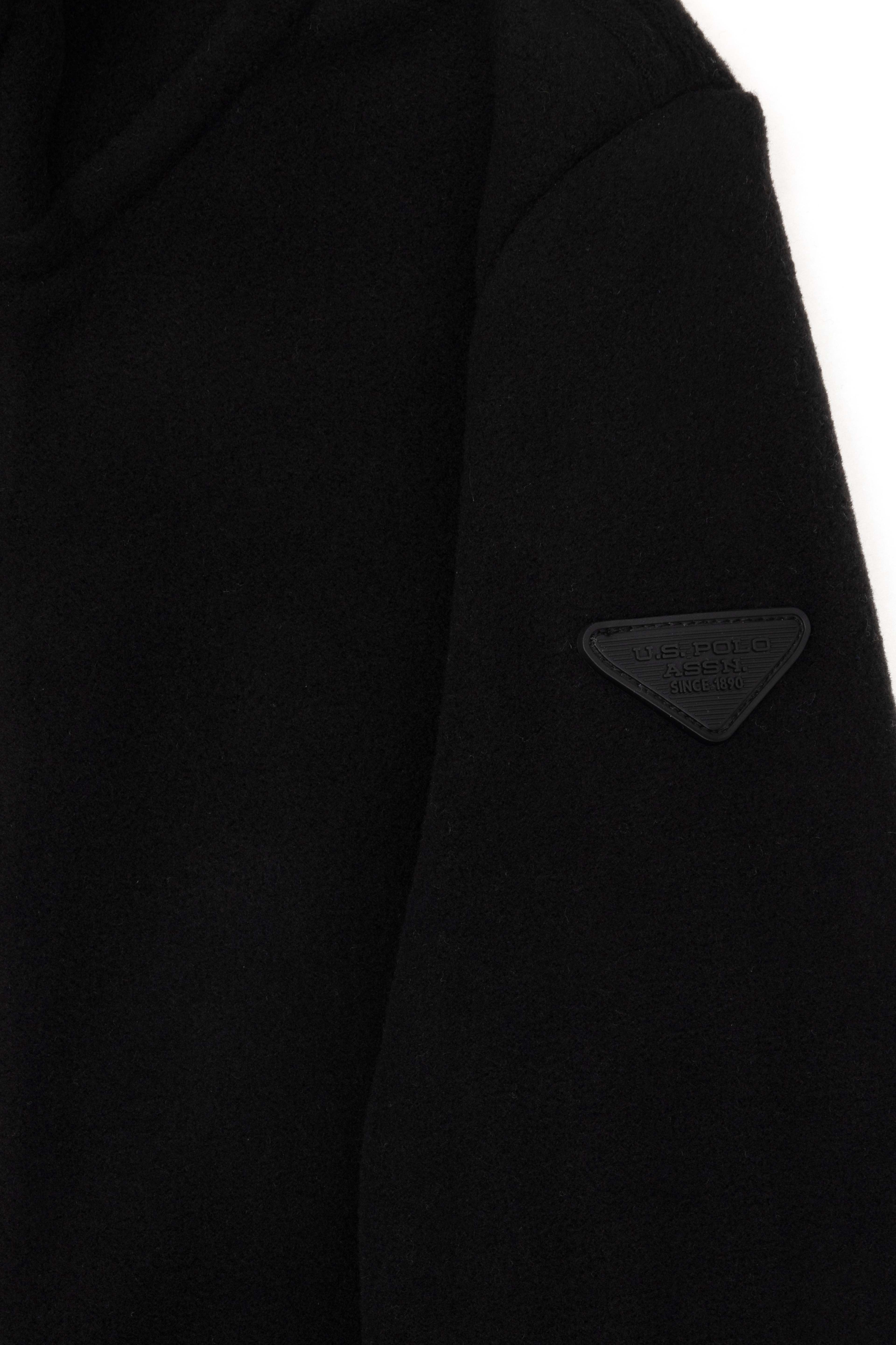 Erkek Çocuk Fermuarlı Siyah Polar Sweatshirt