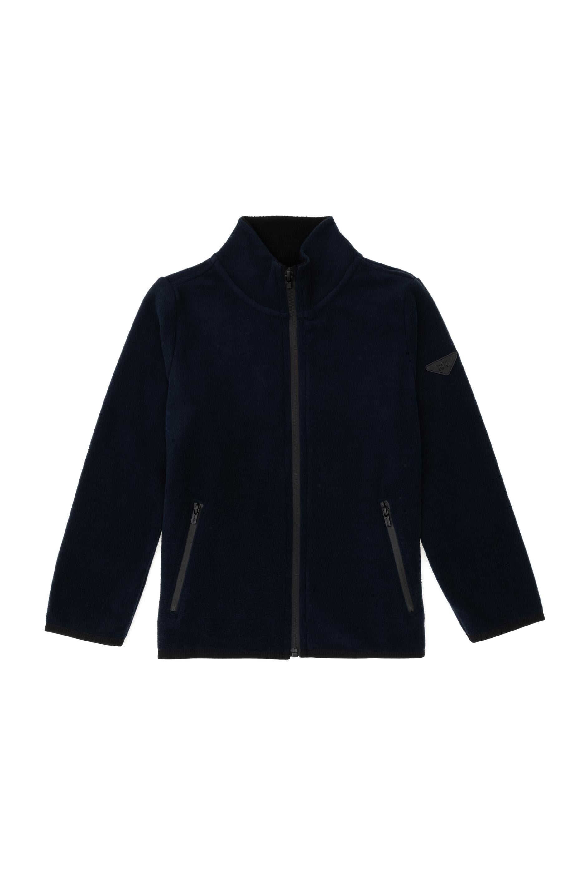 Erkek Çocuk Lacivert Fermuarlı Sweatshirt