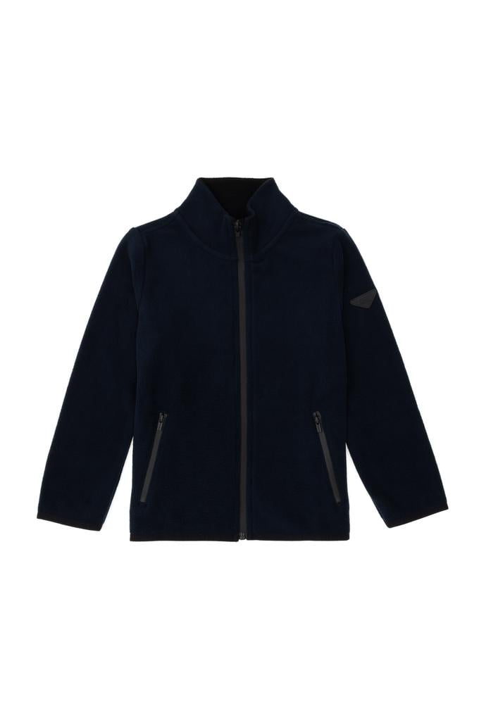 Erkek Çocuk Lacivert Fermuarlı Sweatshirt