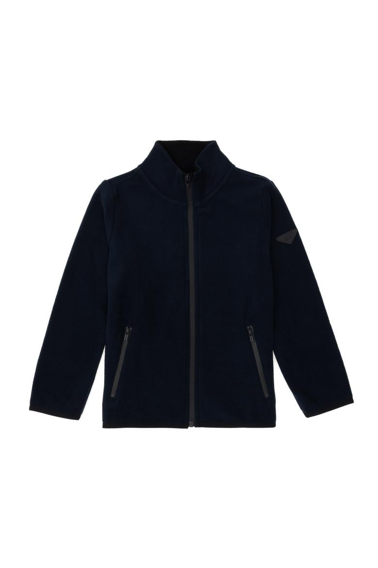 Erkek Çocuk Lacivert Fermuarlı Sweatshirt