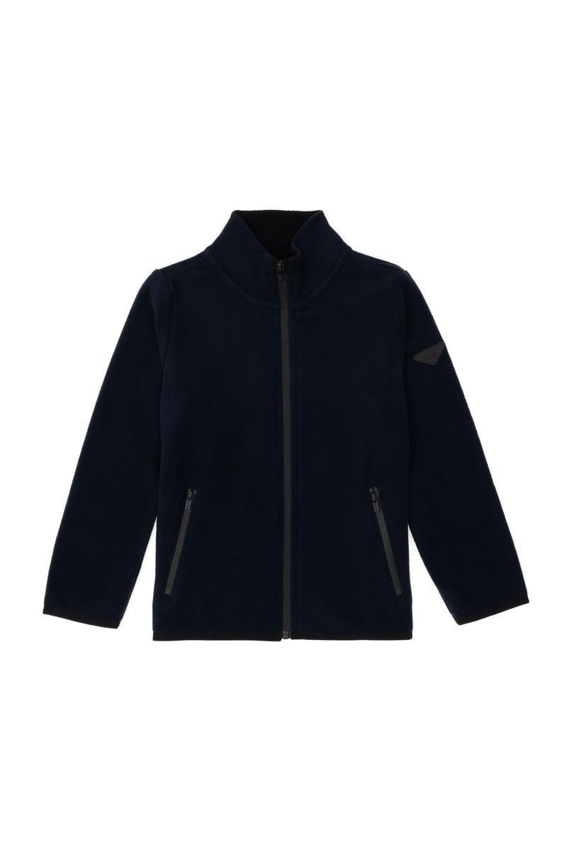 Erkek Çocuk Lacivert Fermuarlı Sweatshirt