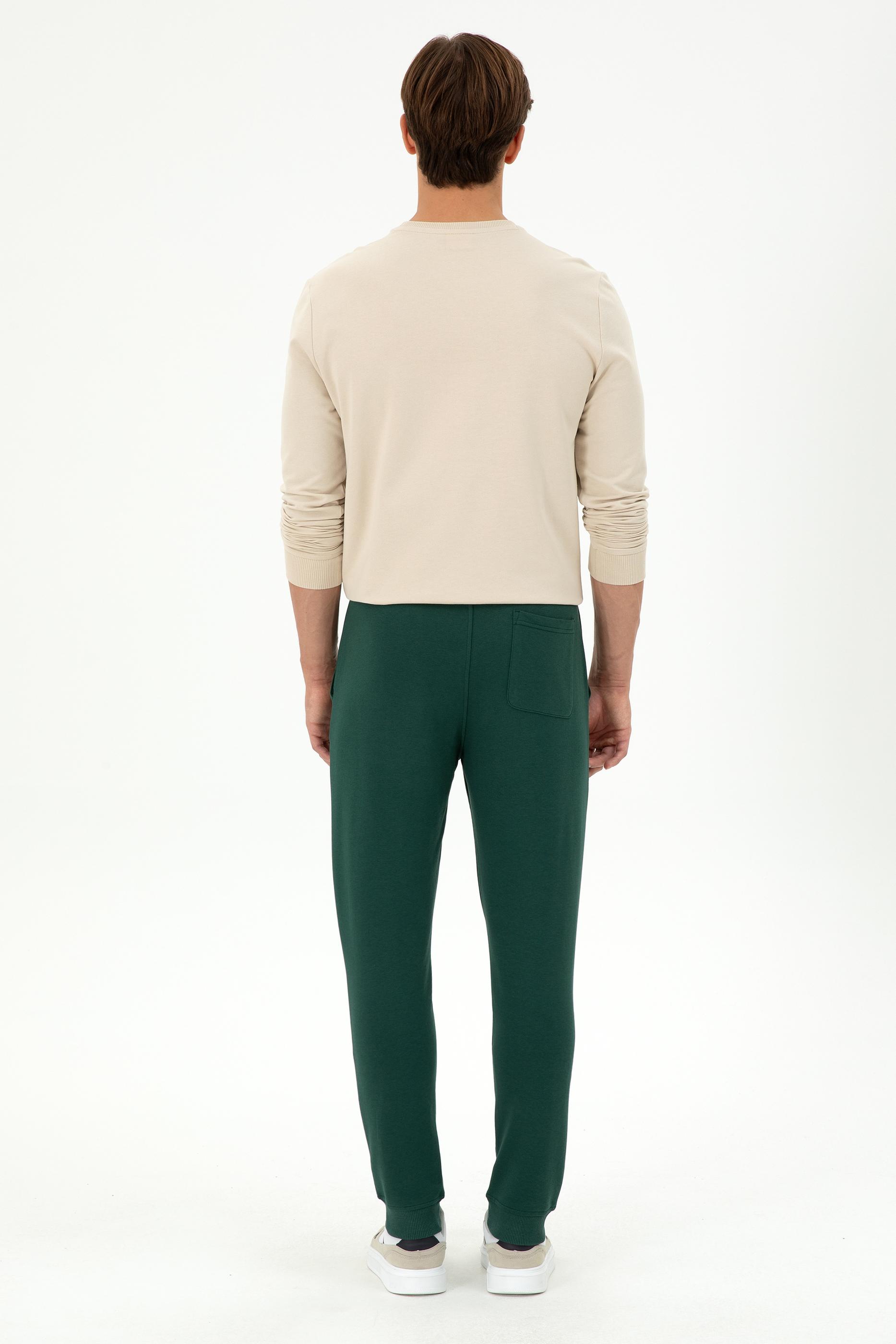 Erkek Koyu Yeşil Eşofman Altı