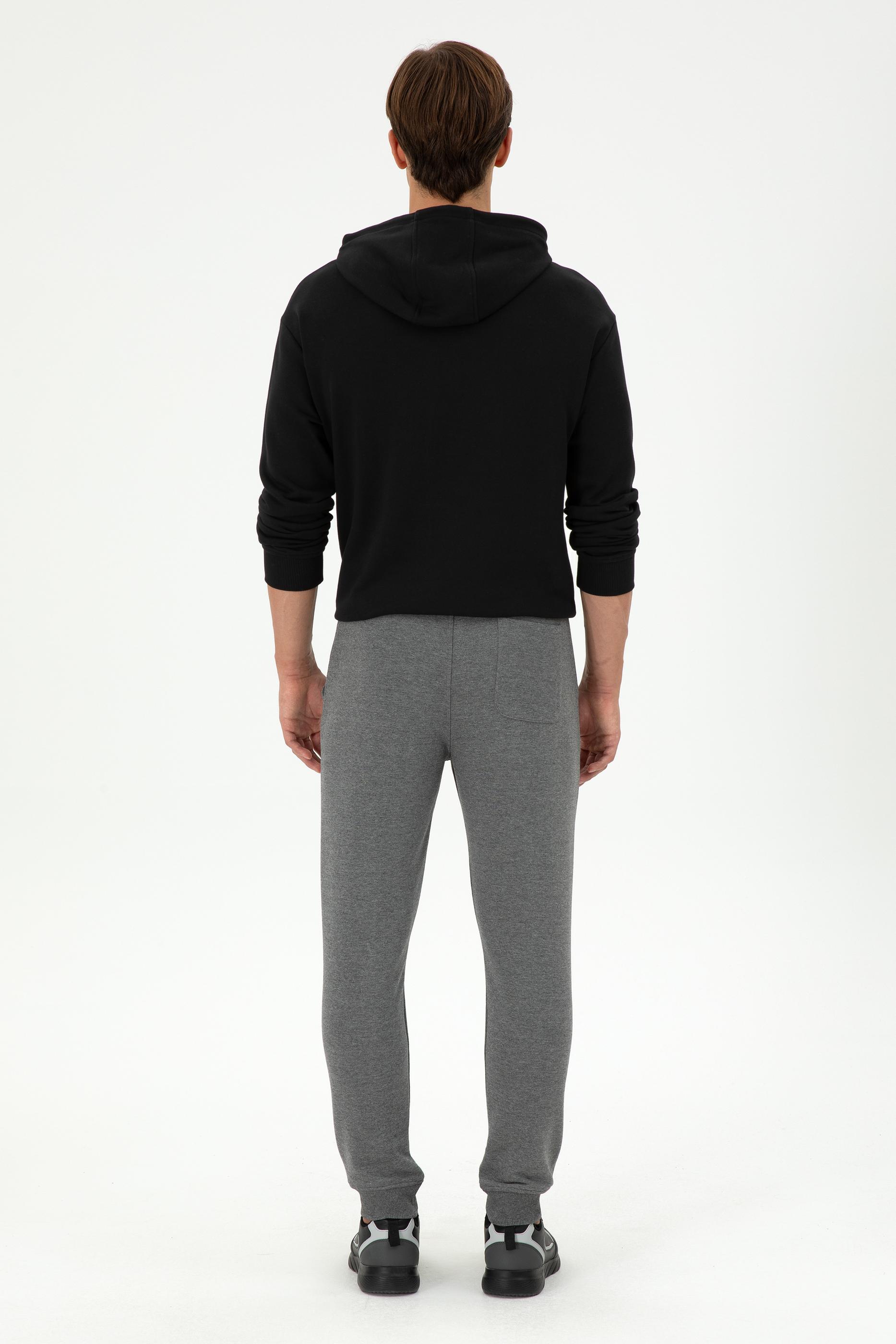 Erkek Antrasit Melanj Eşofman Altı