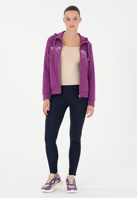 Kadın Menekşe Basic Kapüşonlu Sweatshirt - 50289540122